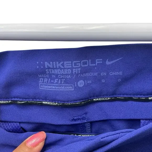 Nike Golf Shorts Mens 35 Dri-Fit Modern Fit Chino Stretch Navy Blue New NWT - Picture 7 of 16